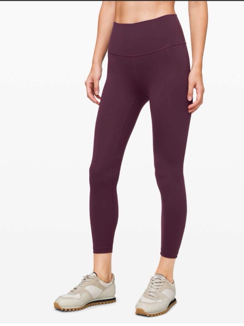 Lululemon Wunder Under Arctic Plum Leggings Sz 8